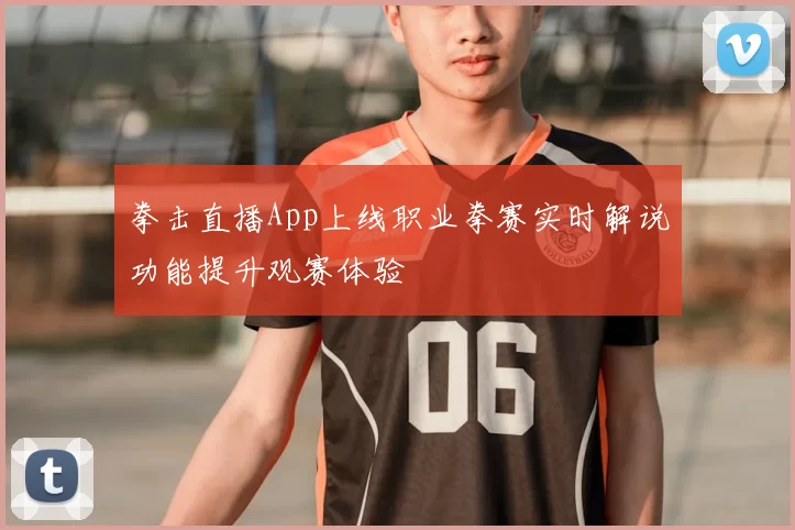 拳击直播App上线职业拳赛实时解说功能提升观赛体验